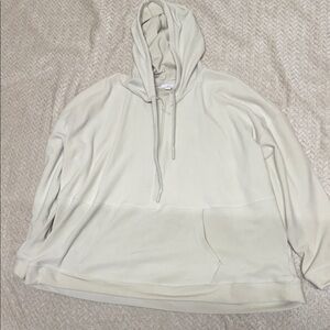 J. Jill Women's Cream Hoodie Sweater